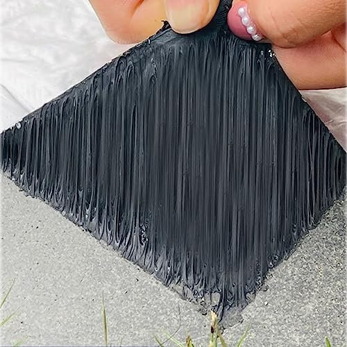 Cinta de Betún Impermeable Tela Asfaltica de Aluminio Autoadhesiva para Grieta Superficial de Casas,Fuga de Techo y Reparación de Tuberías,Aislamiento Térmico Reflectante,Personalizable (0.2x1m)