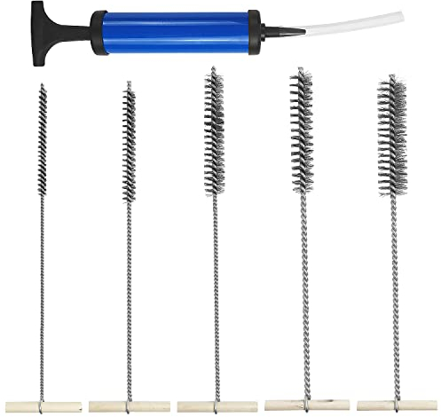 6 Piece Pipe Cleaner Brush Set (Stainless Steel)