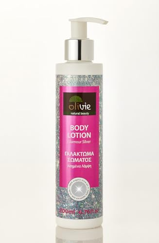 Lozione per il corpo idratante che dona un bagliore argentato alla pelle
