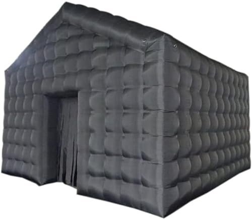 Grande cubo Gonfiabile Nero per Matrimoni, Gazebo Quadrato, Sala Eventi, Gazebo cubo da Discoteca, casa per Eventi per Feste, Matrimoni, spettacoli, Eventi
