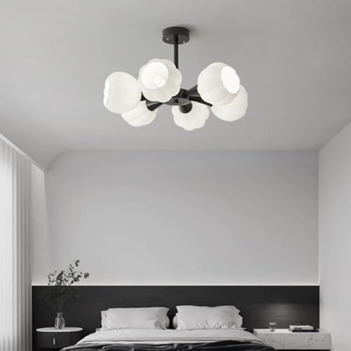Girls Jewelry Lampada a soffitto Moderna a sfioramento del Latte Bianco Vicino alle luci del soffitto Beautiful