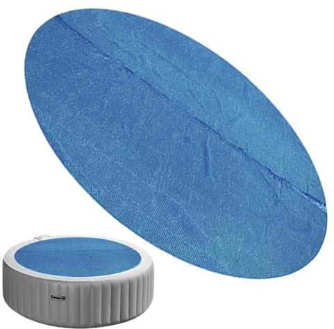 Solar Pool Cover 6FT/8FT, Paddling Pools Heaters For Aboves Ground Pools,Round Swimming Pool Heater,Thermal Blanket For Pollution Reduction & Insulation Function,Weatherproof Swimming Pond Accessories