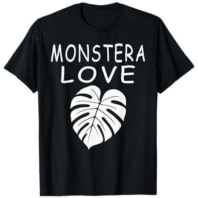 Monstera Love Monstera Deliciosa Swiss Cheese Plant T-Shirt