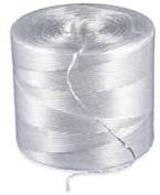 BIANCO Generico Spago Agricolo in Polipropilene, Bianco, Tit. 800, per Legare Piante, Pomodori e Reti da Giardino Olivo, Stile Giardino - 800 mt