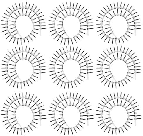 Healeved 1000piezas Tornillos Autorroscantes para Paneles de Sujetadores de Plástico Anclajes de Pared para Espejos Colgantes Uso Interior de Rv Puntas para Clavos