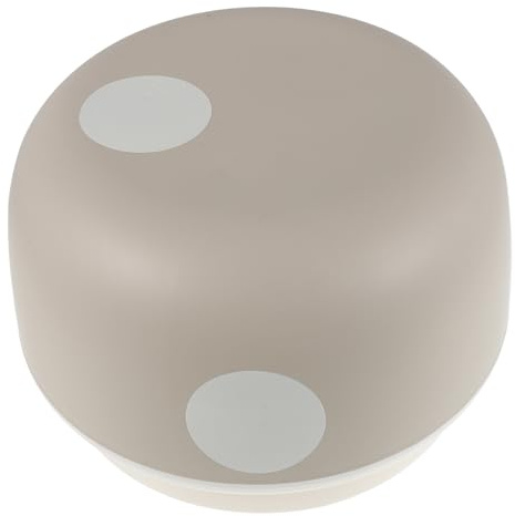 TOYANDONA Tabouret Champignon en Plastique Gris 18 Cm, Marchepied Antidérapant pour Garçon et Filles, Repose-Pieds Compact et Portable, pour Salle de Bain, Chambre et Apprentissage Propreté