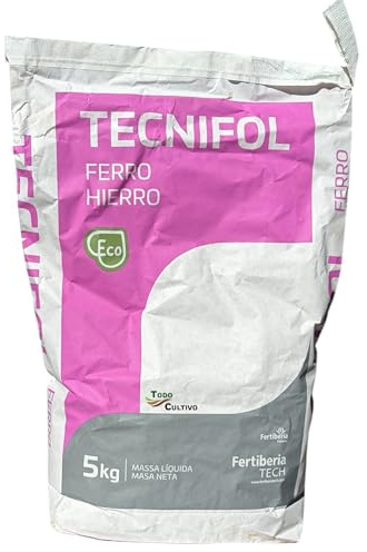 Corrector férrico de carencias. 5kg. Quelato de hierro 10,5%. Tecnifol hierro 5kg