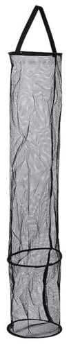 ZAHD Cage d'appât Pliable en Maille de Nylon avec Cadre en métal | Filet de Maintien de Poisson de Pêche Pliable Bourriche de Pêche pour Garder Écrevisses Crabes Poissons pour eau douce
