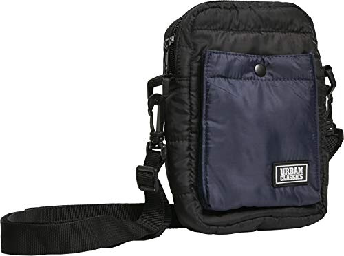 Urban Classics Tasche Unisex Crossbody Pouch Umhängetasche, 20 cm, Blk/Blu