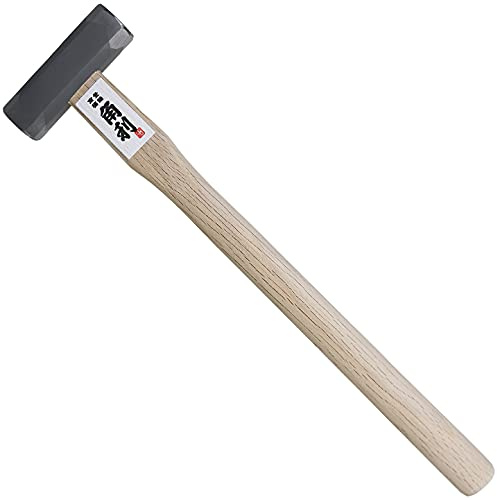 KAKURI Chisel Hammer 225g, Japanese Woodworking Carpenter Hammer for Chisel, Plane, Nail, Heavy Duty Japanese Carbon Stee Octagonal Head Sivler, Made in JAPAN