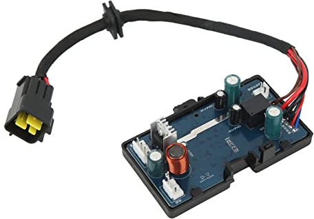 EBTOOLS Contrôleur de Chauffage de Stationnement Automobile Bouton-Poussoir Manuel Noir 12V 8KW IP69K ABS Montage sur Panneau 1 Voie 1 Unité