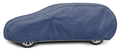 Autoabdeckung Wasserfest & Extrastark kompatibel mit VW Passat B8 Variant 3G5 (14-) Atmungsaktive Autoplane Abdeckplane Blau