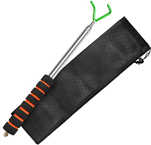 VOOADA Disc Golf Retriever, Multifunctional Telescopic Accessory Extends to 10 ft with Easy Carry Bag, Starter Kits with Premium Accessories