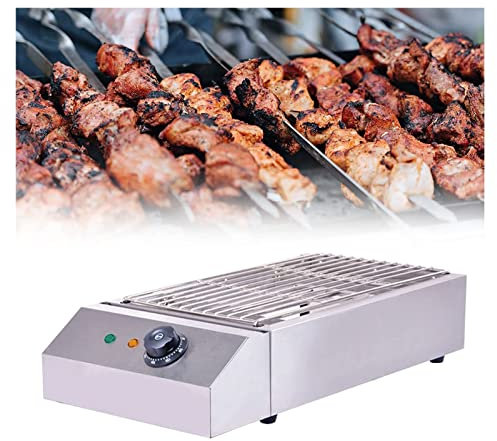Piastre Grill Elettrica Health BBQ Grill Stufa a griglia senza elettricità, griglia for barbecue a gas superiore/griglia piatta | Termometro da incasso for forno da esterno for cucinare all'aperto in