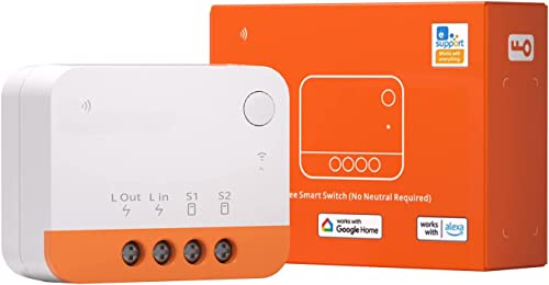 ZBMINIL2 Extreme Zigbee 3.0 Smart Lichtschalter, funktioniert mit Alexa, SmartThings Hub, Google Home, ZBBridge (keine Neutral erforderlich)