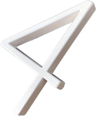 Hausnummer 125 mm weiße schwimmende Hausnummern, Türschild, Buchstaben, Metall, Adressschild, Schild, Außenstraße, Türschild, Nummer for Zuhause, Briefkasten für Postkasten, Tür, Heim, Adress Nummer (