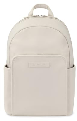 Kapten & Son Rucksack Aalborg Sandstone | Unisex | Stylischer & Praktischer 12L Rucksack | Ideal für Uni, Schule, Büro | Vegan & Wasserabweisend | 14 Laptopfach