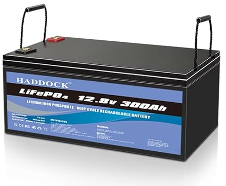 Lifepo4 batterier, Lifepo4-batteri 12 V 300 AH batteri, 5 000 djupa cykler järnfosfat litiumbatteri, ersättning för AGM-blybatterier