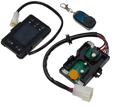 QWBDNMQP Hauptplatine für Luft-Diesel-Standheizung, Fernbedienung für Luft-Diesel-Standheizung, LCD-Monitor, Thermostatschalter, Hauptplatine 12 V für Diesel-Standheizung(24 V)