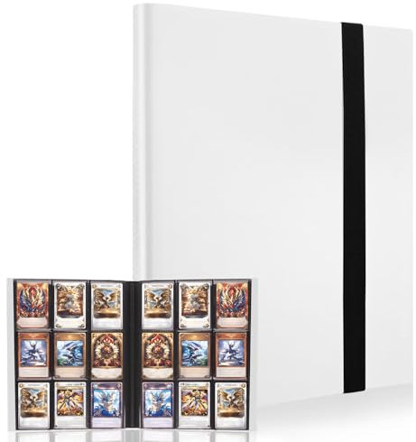 Niaetuto Classeur Carte,20 Pages Classeur pour Cartes à Collectionner,Album Carte avec 360 Poches,Porte Cartes Rangements pour Stockage de Carte
