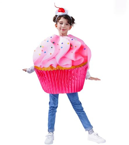 SEA HARE Divertidos disfraces unisex de helado para niños (talla única)