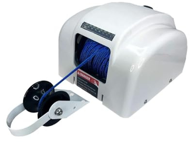 DHMYYXGS Verricello Elettrico per Barca,Salpa Ancora Elettrica,12 V con Telecomando Senza Fili,Verricello Elettrico