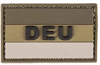 Mil-Tec BW Patch 3D DEU PVC m. Klett Large