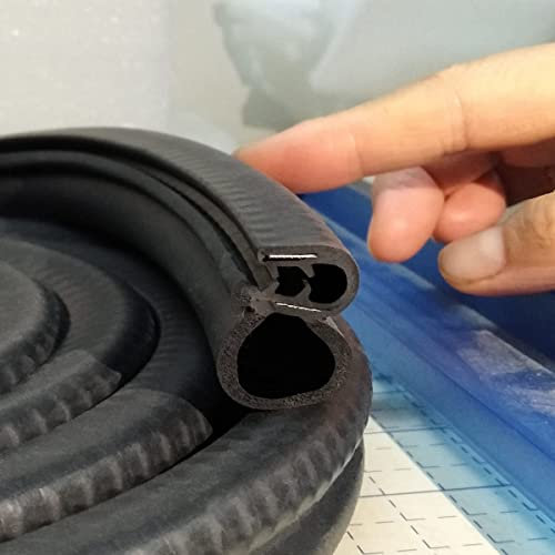 Joint de porte de voiture noir de 3 meter, joint de coffre en caoutchouc, protecteur de joint à lèvre pour voiture, bateau, camping-car, camion.…
