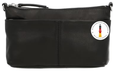 Gusti Handtasche Leder - Veronika Damen Kleine Handtasche Ledertasche Partytasche Abendtasche Schultertasche