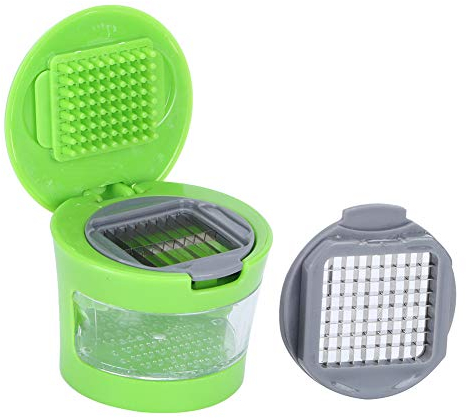 Picadora de ajo, máquina de prensa de ajo multifunción Picadora de jengibre de frutas vegetales para cortar la cocina Suministros de cocina