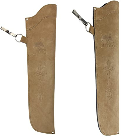 elToro Wild Colorz Side, Seitenköcher, aus hochwertigem robusten Wildleder | mit Gürtelclip, Top Zubehör für Pfeil und Bogen
