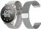 ForeVive2 smartwatch Mujeres, Hombres SB-330 IP68 Barra de Actividad Inteligente para iOS Android, Monitor de sueño, podómetro, calorías, Reloj Deportivo, Correa Intercambiable, menú español (Plata)