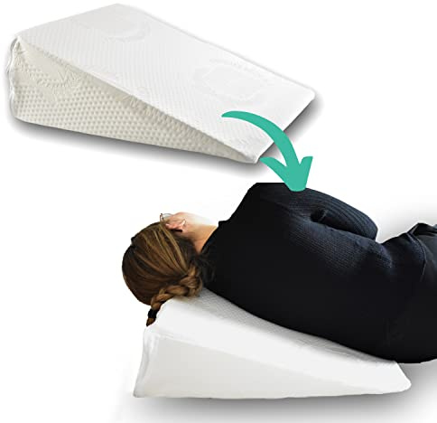 OrtoPrime Coussin de positionnement pour Changement de Posture, Coussin Anti-Reflux pour Adultes, Coussin de Changement postural pour Personnes âgées, Coussin Volant pour lit Adulte