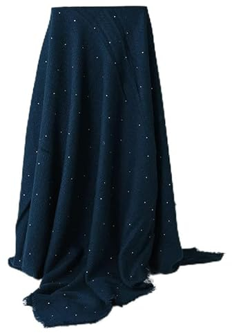 Banemi Damenschal XXL, Damen Winterschal Rot Kurzer Quastenschal für Geburtstagsgeschenk 120X120CM