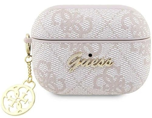 Guess GUAP2G4GSMP Schutzhülle für AirPods Pro 2, Rosa, 4G, Charm-Kollektion
