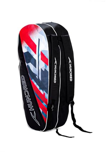 HUNDRED Ideal Badminton and Tennis Racquet Kit Bag (