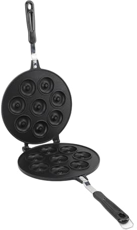 Cake Pan Waffle Pan Cake Pan,Waffle Maker Non Stick Waffle Irons Donut Mould Pan with Handheld Handle Waffle Cake Pan for Making Small Cakes