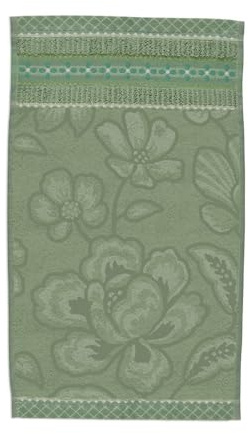 Pip Studio Gästehandtuch Set/3 Jasmin Jacquard Grün 30x50cm