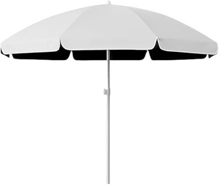Ombrellone da spiaggia rotondo, piccolo, 160 cm, 220 cm, portatile, per esterni, regolabile in altezza, impermeabile, con copertura, adatto per cortile, giardino, piscina, campeggio, perfetto per i