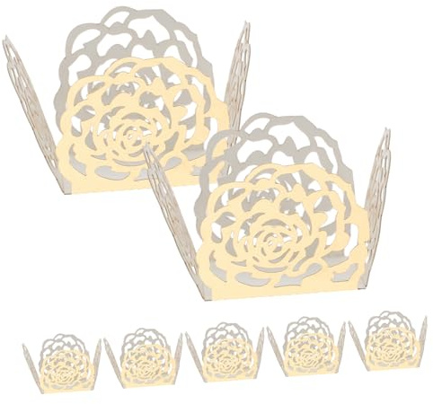 Garneck 100pezzi Involucro Per Cioccolatini Con Design Rete Per Decorazioni Festive e Eventi Speciali