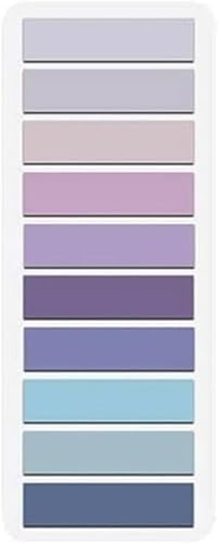 200 linguette adesive viola per indice, segnalibro e note, scrivibili e riposizionabili, per segnalare le pagine, classificare i file