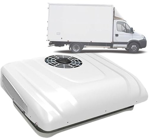 vnmudzeo Climatiseur pour Camion 12 000 Btu, Unité De Climatisation éLectrique à Faible Bruit 12 V 24 V, Climatisation De Stationnement pour Camping-Car à Refroidissement Rapide,24V