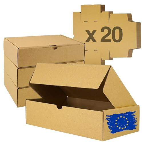 Scatola Cartone 20Pcs | Scatole Cartone Regalo | Scatole di Cartone per Spedizioni | Scatole Cartone Piccole | Scatola Cartones Regalo Con Coperchio | SCATOLE Spedizioni | Scatoles Cartones17x16,5x6cm