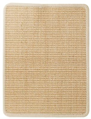 XUQEAYWD Scratching Mat for Rabbits, 40 x 30 cm, Natural Sisal Scratching Pad for Claws and Care, Chew Toy, Pet Cage Bedding for Biting, Sleeping, Nesting