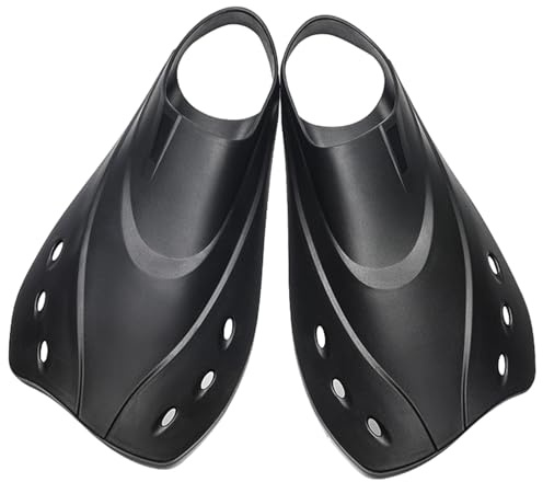 Pinne da allenamento per il nuoto – Palma di Natatin Corte, Compatte, Ergonomiche E Comode | Pinne per Immersioni Di Nuoto dal Design Moderno E Creativo, per E Adulti,