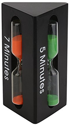 Mehrfarbiger Sandglas-Timer – Holz-Sanduhren für Zuhause und Schule, Sanduhr-Kombination, 3 Minuten, 5 Minuten, 7 Minuten