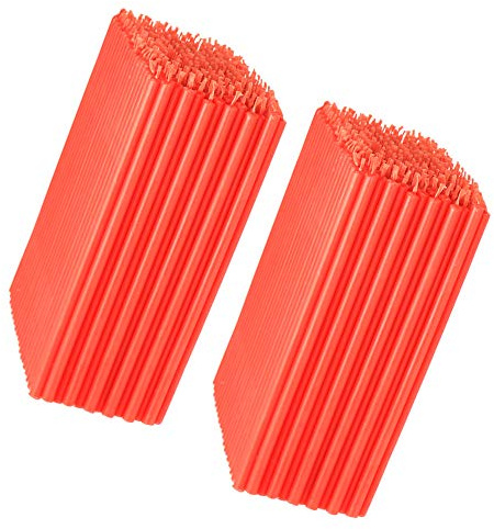 NKlaus Altarkerzen rot, rußfreie Ritualkerzen 16cm im 2kg-Set, 500 Stück | Durchmesser 6mm; Höhe 160mm; Nr. 100