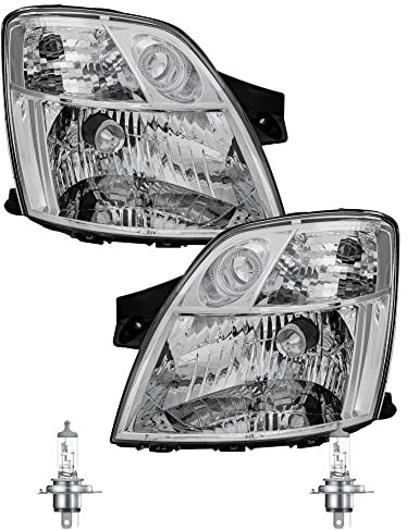 EISENFELS Bundle Set 70774908 Scheinwerfer rechts & links + Leuchtmittel H4 Classic kompatibel mit Picanto SA