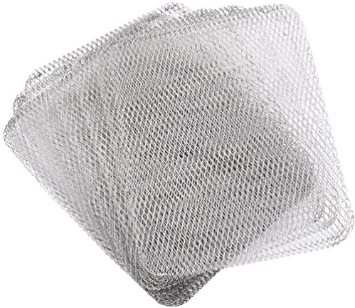 Kichvoe Disposable Grill Liners 10-Pack BBQ Mesh Grill Mats 15X12 Inch Non-Stick BBQ Toppers for Outdoor Cooking and Camping