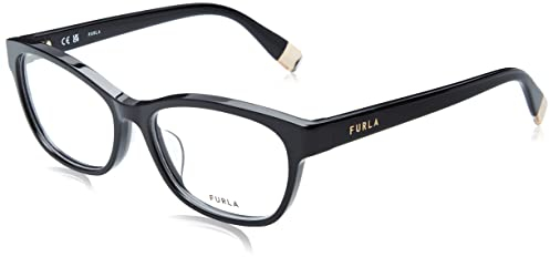 Furla Unisex VFU670 Sunglasses, 0700 Nero Lucido, 40